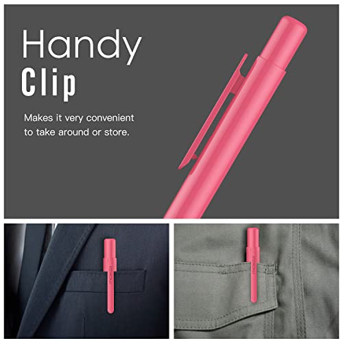 Image of MoKo Pencil Cover Compatible with Apple Pencil 1st Generation, Retractable Tip Cap Pencil Stylus Sleeve for 1st-generation Apple Pencil, Watermelon Red
