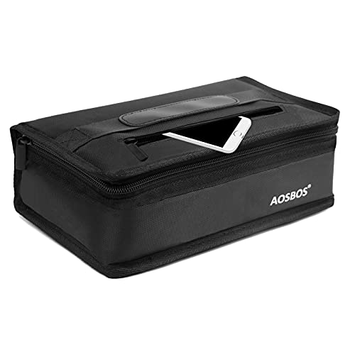 Insulated Lunch Bag Small Lunch Box for Men Women Kids Compact Lunch Bags Mini Food Storage Bag Flat Cooler Bag Thin Lunchbox Black Reusable Sandwich Bags Portable Snack Bag Tiny Travel Thermal Bag