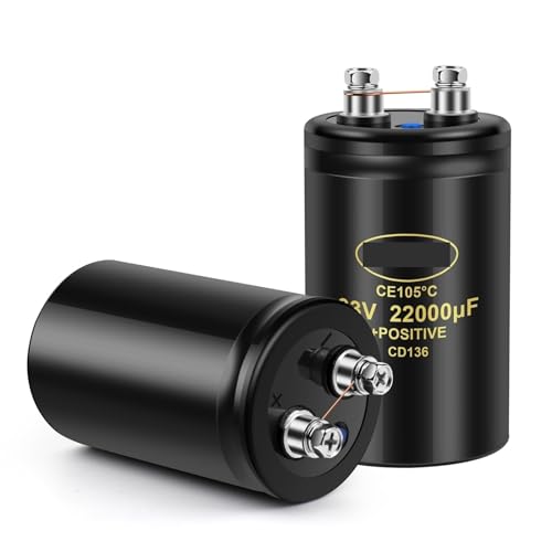 Condensateur électrolytique à boulon 400V 6800uF CD136 avec support de fixation 76x130mm