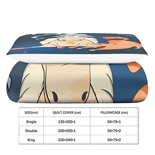 Ensemble de literie microfibre 135x200cm idéal pour lit simple ado