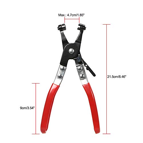 Yorten Alicate de braçadeira de mangueira Ferramenta de remoção de tubo de água de carro giratório b