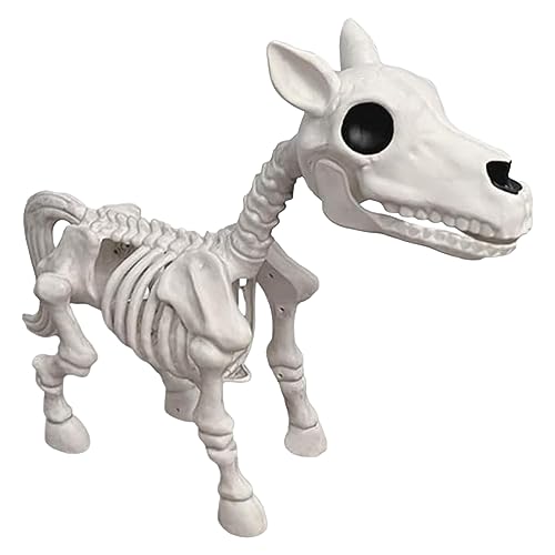 Cheval squelette d'Halloween résine stable pour remplacer le plastique déformé - 6