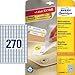 Produktbild AVERY Zweckform Etiketten Inkjet/Laser/Kopier 17,8x10mm weiß VE=8100 Stück