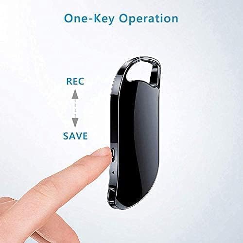 Image of 16GB Digital Voice Recorder (Dictaphone),Rechargeable USB and 30 Hours Recording, Digital Audio and MP3 Player,for to use Meetings /interviews /lectures /Class(Black) (White)