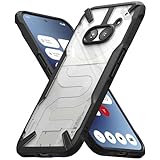【Ringke】Nothing Phone 2A / 2A Plus ケース FUSION-X TPU+PC 黄ばみにくい 耐黄変 落下防止 耐衝撃 滑り止め 米軍MIL規格取得 スマホケース ナッシングフォン2A / 2Aプラス (ストラップホールあり) - Black