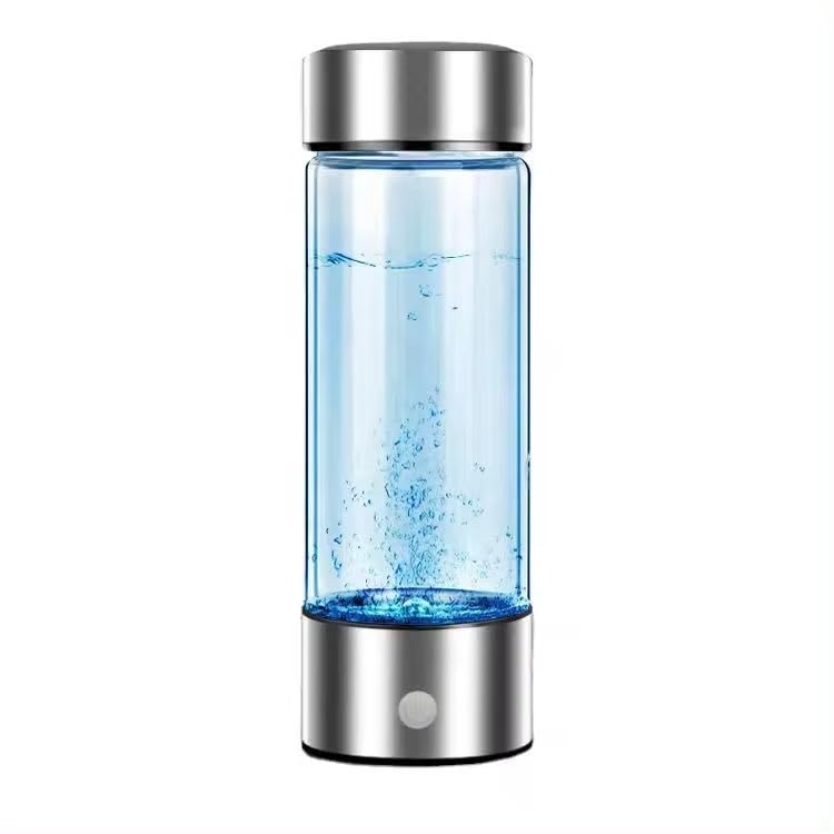 Hydrogen Water Bottle Generator with PEM SPE Technology,Hydrogen Water Ionizer Glass Health Cup for Home Travel,Office and Daily Drinking