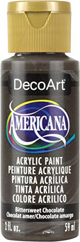 Image of DecoArt Americana Acrylic Paint, 2-Ounce, Bittersweet Chocolate