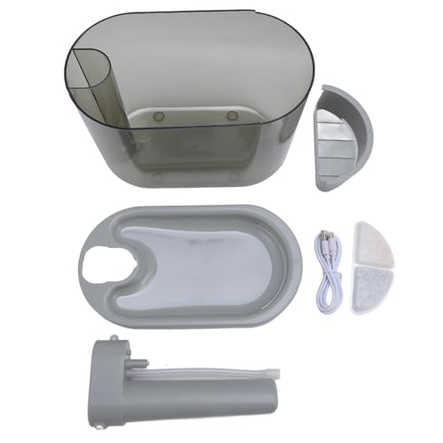 Fuente de Agua Automática para Gatos 2.2L Recargable USB miniatura 6