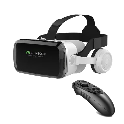 Casque VR 3D avec écouteurs Bluetooth intégrés...