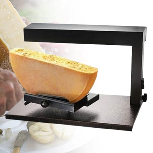 Fundidor de queso eléctrico para raclette, 650 W, calentamiento rápido, 40 s de fusión, se puede inclinar y girar, se puede ajustar el ángulo para restaurantes, hoteles, fiestas,Odd