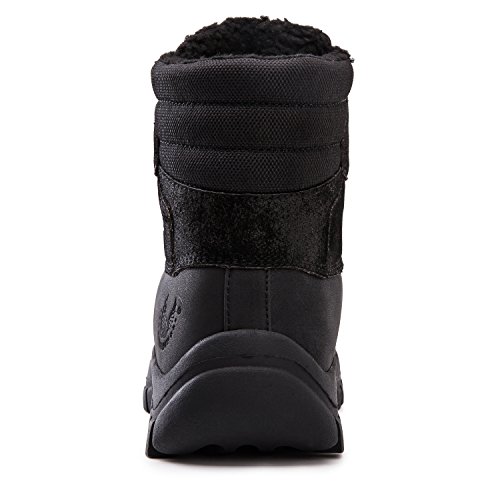 kingshow Men's 1705 Black Snow Boots 11 US