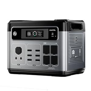 OUKITEL P2400E Tragbare Powerstation 2048Wh LiFePO4, Solargenerator mit 2400W 4X AC Ausgängen (4800W Peak) 240V, Schnellladung 0–80% in 1 Std, Power Station für Camping, Wohnmobil-Reisen, Hausgebrauch