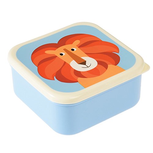 Rex London Children's Reusable BPA Free Snack Boxes (Set of 3) - Colourful Creatures - Image 4