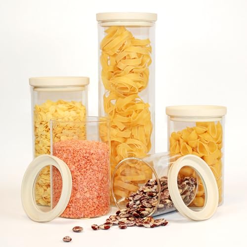 Save 50% on Urban Green Glass Food Storage Jar Set with Airtight Lids - Image 2
