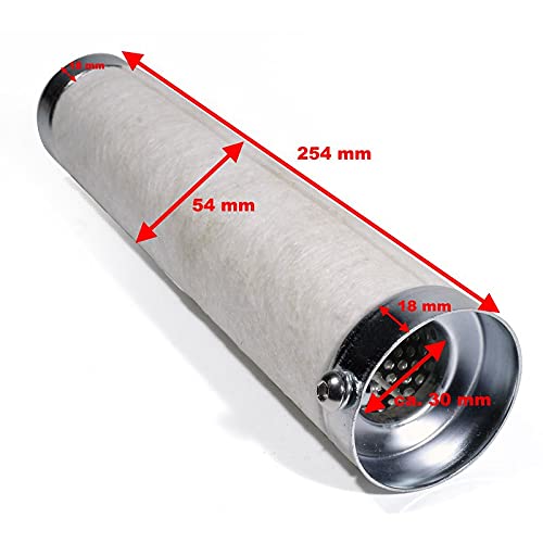 Schalldämpfer DB-Killer 2¼ x10 Zoll 54x254mm für Harley Pipe Baffle