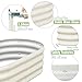 SnugNiture Galvanized Raised Garden Bed Outdoor, 2 Pcs 4x2x1ft Oval Metal Planter Box for Planting Plants Vegetables, White