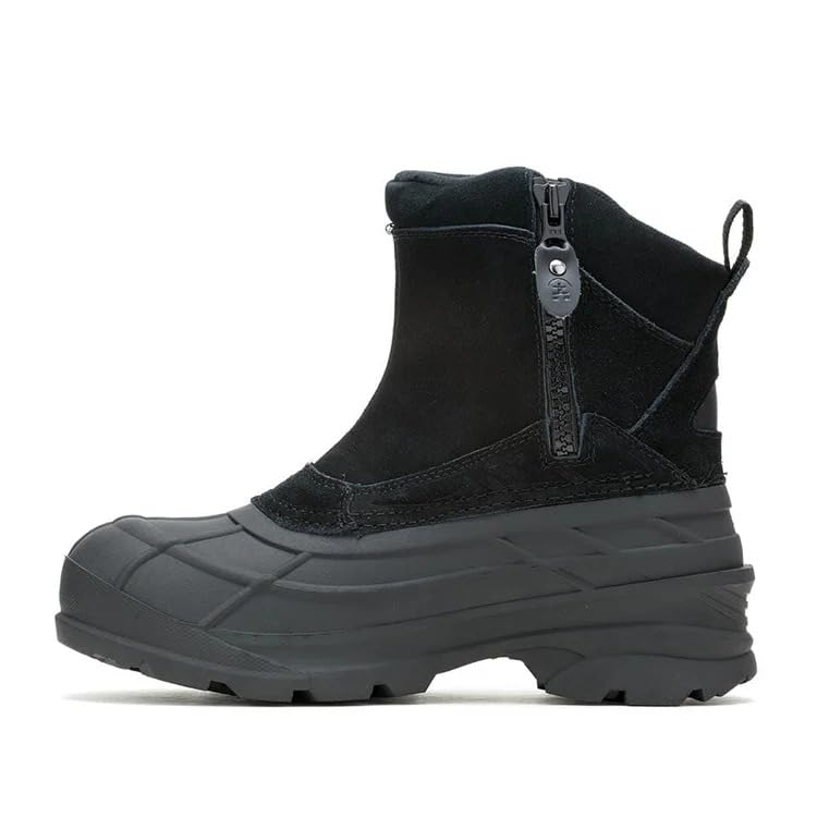 Image of Kamik Men's Champlain Wide Winter Boots Waterproof Suede with Side Zipper and Traction Outsole