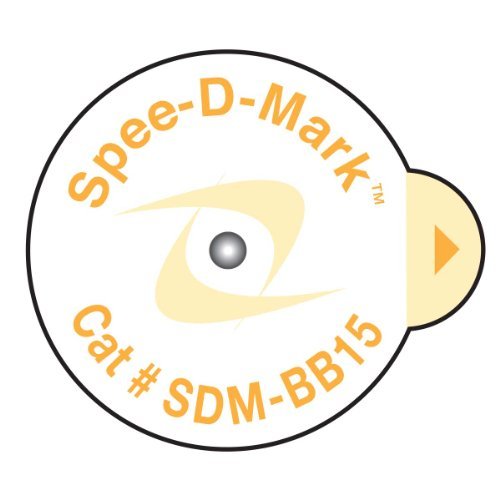 Spee-D-Mark SDM-BB15 Mammography Skin Marker Nipple Radiopaque, 1.5 mm Size (Box of 100)