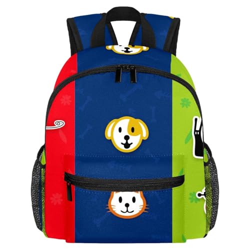 Sac à dos enfant panda en bambou multicolore 25x10x30 cm pour école maternelle