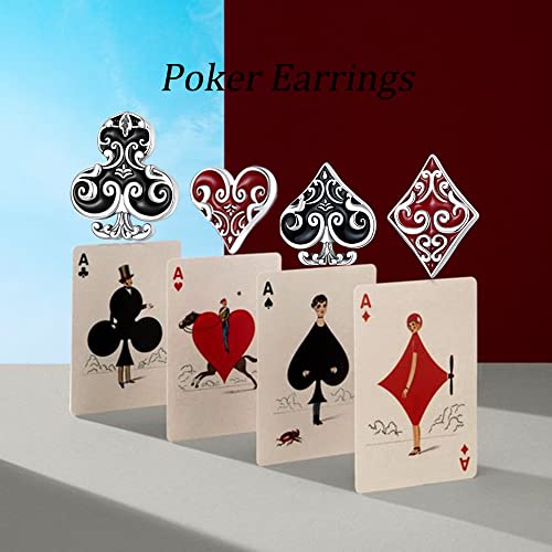 MUNDELL 925 Sterling Silver Classic Bow Knot Stud Earrings Butterfly Owl Poker Heart Hypoallergenic Earrings for Women Fine Jewelry2