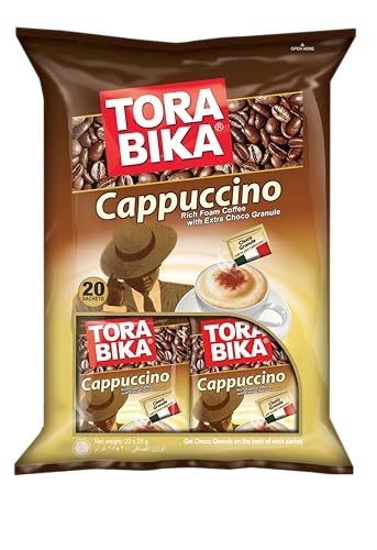Torabika Cappuccino Instant Coffee 20-ct, 500 Gram