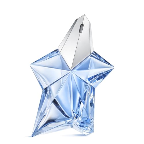 MUGLER Angel - Eau de Parfum Rechargeable Pour Elle - Parfum Femme - Ambré Gourmand - Patchouli, Accord Praline & Absolu de Vanille - Tenue Longue Durée -...