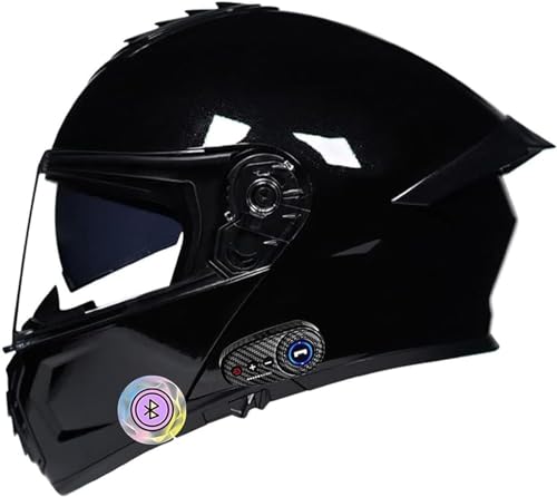 Casque de moto modulaire Bluetooth double visiere rabattable taille M pour adulte