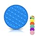 DONSFIELD Pop It Fidget Toy para Todos – Fun Push Pop Bubble Sensory Fidget Juguetes para niños con Autismo y Adultos – Diseñado para Necesidades Especiales y ansiedad – Azul