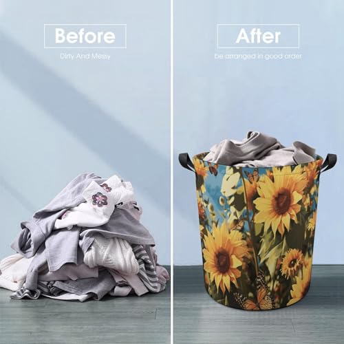 Panier à linge gain de place anti humidité idéal pour ranger les textiles