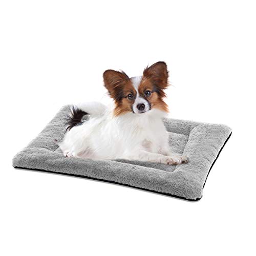 SIWA MARY Dog Bed Mat Soft Crate Pad Washable Anti-Slip Mattress for Large