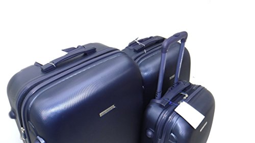 SET 3 TROLLEY ABS RIGIDO 4 RUOTE LAURA BIAGIOTTI