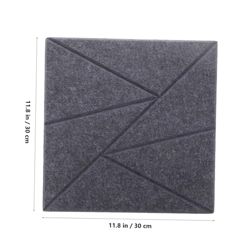 Toyvian 6pcs paneles acústicos absorbentes de sonido para reducción de ruido y aislamiento acústico, adhesivo para oficina y estudio miniatura 2