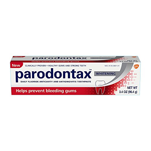 Parodontax Whitening Toothpaste for Bleeding Gums, 3.4 Ounce (Pack of 6)