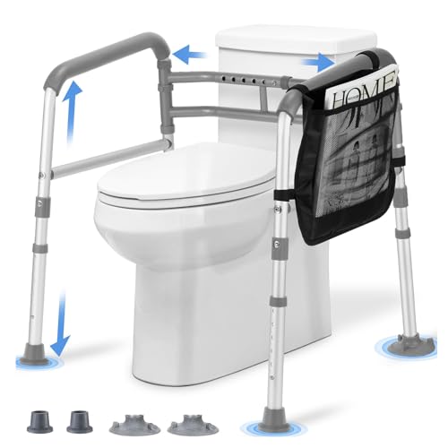 Robustezza e Affidabilità: Realizzate in alluminio resistente alla corrosione, le nostre barre di sicurezza per WC sono progettate per durare e supportano fino a 150 kg. Scegli la qualità e la sicurezza per garantire la protezione dei tuoi cari.