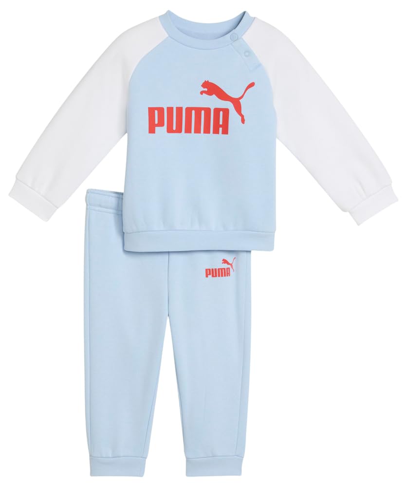 PUMA Unisex Baby Minicats Ess Raglan Crew Set Fl Inf Gestrickte Anzüge