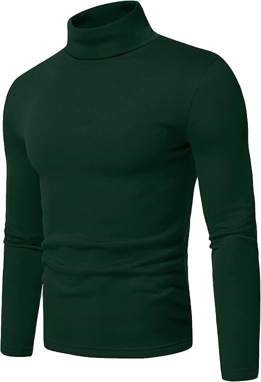 Herren Rollkragen Langarmshirt - Winterpullover Pullover für Männer - Bild 6 von 20