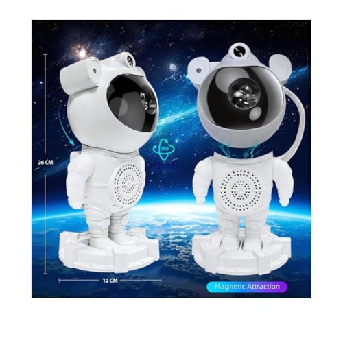 Projetor luz da Galáxia Robô Astronauta Luminária Estrelas Galáxias Luz Noturna Nebulosa Bluetooth C