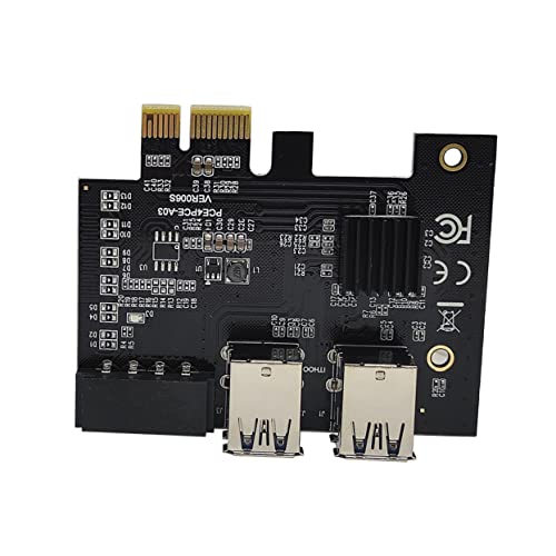 HOMOCONO Pci Expansion Card Port USB Riser Card for Enhanced Performance No External Power Needed Compatible Desktop Systems Simple and Reliable Design