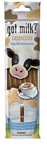 Cappuccino Magic Milk Straws 6 pk