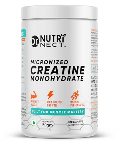 Creatine Monohydrate Powder, Unflavored, 3g of 100% Creatine Mono...