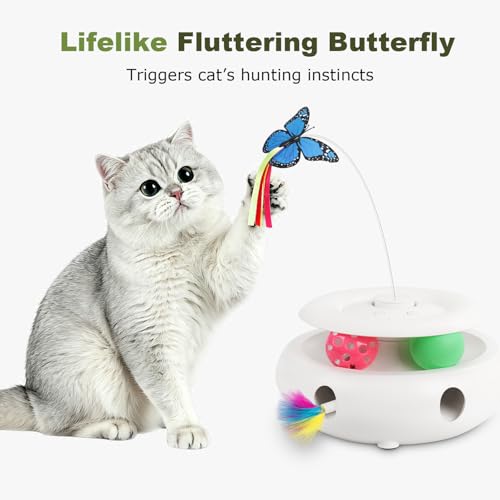 INKZOO 3-in-1 Interactive Cat Toy with Smart Standby — view 2