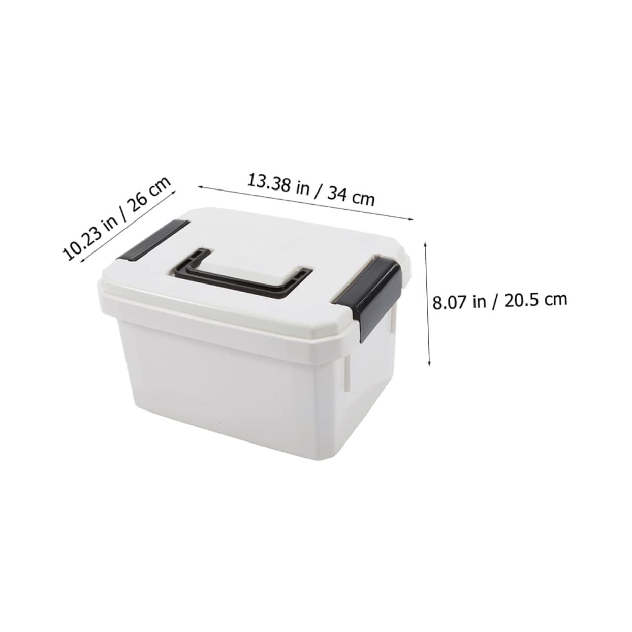 1pezzi Scatola Portatile Per Medicinali Capacità Con Maniglia Organizer Multiuso Per Casa e Ufficio Robusta e Durevole Perfetta Per Pronto Soccorso e Stoccaggio Medicinali