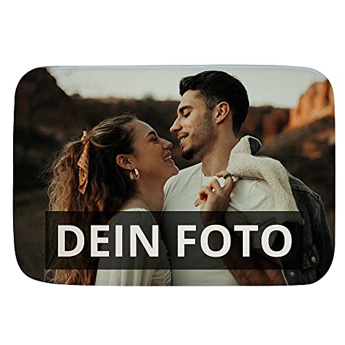 PhotoFancy® – Badvorleger mit Foto Bedrucken – Bad-Teppich mit eigenem Motiv selbst gestalten