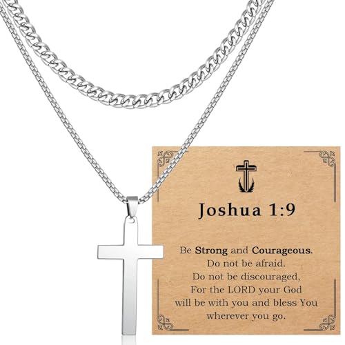 Collar de cruz de comunión y bautizo, el regalo cristiano ideal para niños y jóvenes
