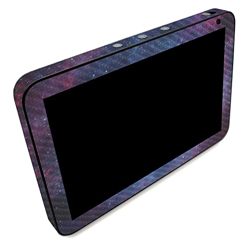 Image of MightySkins Carbon Fiber Skin Compatible with Amazon Echo Show 8 (Gen 2) - Nebula | Protective, Durable Textured Carbon Fiber Finish | Easy to Apply | Made in The USA