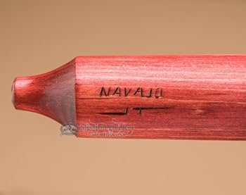 Navajo 木製フルート 動物彫刻付き Navajo 木製フルート 動物彫刻付き Native American Navajo