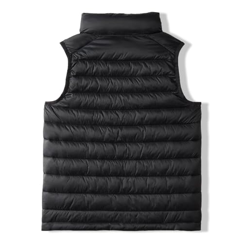Boys Girls Padded Vest Fall Winter Warm Sleeveless Puffer Jacket Zipper & Mock Neck Waistcoat Kids Water Resistance Outerwear3