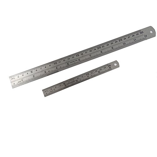 Best Cyber Monday ๐ฅ Honbay Stainless Steel Ruler 12 Inch and 6 Inch Double Side Measuring Scale Mark Metal Rule For Office Woodworking Engineering Best Cyber Monday ๐ฅ Honbay Stainless Steel Ruler 12 Inch and 6 Inch Double Side Measuring Scale Mark Metal Rule For Office Woodworking Engineering