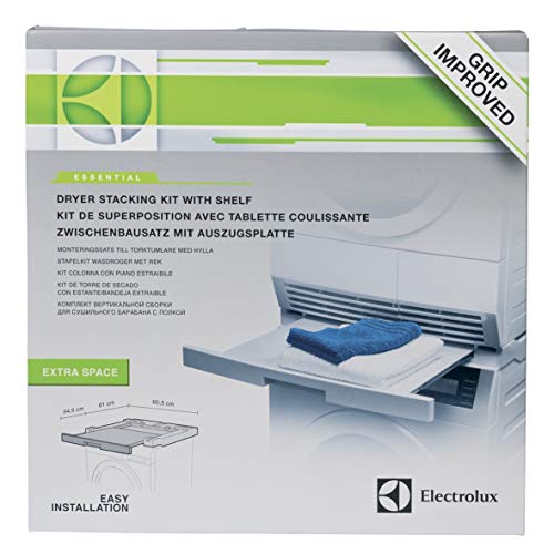 Preisvergleich Produktbild Electrolux 902979288 / 5 Zwischenbaurahmen Verbindungsrahmen Montagesatz für Wasch-Trockensäule mit Arbeitsplatte für Waschmaschine Trockner
