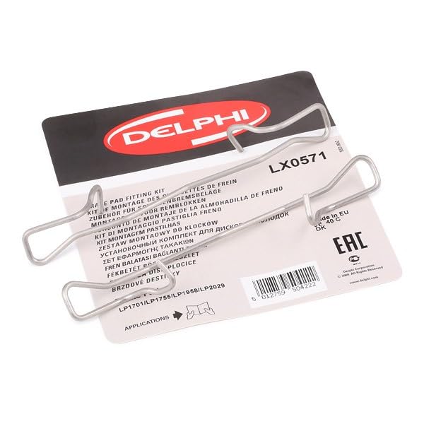 Delphi Accessori per Pastiglie Freni Posteriori per Honda Civic Hr-V